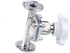KOKYLEZN DN15 DN20 DN25 DN50 SS316L 1.5" 2" Product(25mm 50.5) Diaphragm Valve Stainless Steel Tri Clamp Valve of Brew