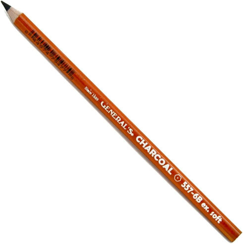 General Charcoal Pencil 557-6B - Box of 12
