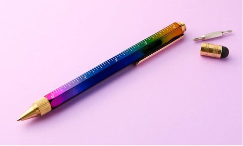 USA Tool Ballpoint Pen (Rainbow) - Luxury Case, Ideal Gift for Men and Women