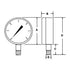 PIC Gauges 101D-208B Bottom Mount Dry Pressure Gauge - 2" Dial, 0/15 psi Range, Black Steel Case