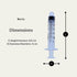 Veterinary Disposable Syringe, 6cc Luer Lock, Without Needle, Individually Packaged, 100 per box