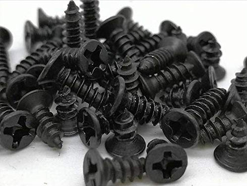 BLUELEC Antique Style Wood Screws, 100pcs, 1/3 Inch, Phillips Drive, Anti-Oxidative Finish for Fastening