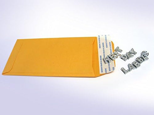 NextDayLabels #7 Coin Brown Kraft Envelopes | Peel & Seal | For Small Parts and Cash | Pack of 100
