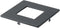 Kichler Direct-to-Ceiling Slim Decorative Trim 4 inch Square Textured Black