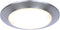 7.28-Inch LED Flush Mount Disk Light Brushed Nickel Finish, Slim Low Profile