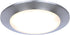 7.28-Inch LED Flush Mount Disk Light Brushed Nickel Finish, Slim Low Profile