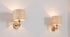 Aspen Creative 50502 5" 5" 4" Natural Palm Leaf Chandelier Clip-On Drum Shade, Top x Bottom x Height