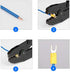 100Pcs SV1.25-3 Insulated Fork Spade Wire Connector, Electrical Crimp Terminal, 22-16AWG U-Type