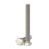 1/2-13 x 2-1/2" Hex Head Screw Bolt - Fully Threaded, Stainless Steel 18-8 (304), Quantity 4