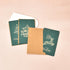 YangQian 3Pcs Christmas Cards with Envelopes Blank Inside Merry Christmas Gift Card Money Holders Christmas Greeting