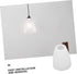 3Pcs 32MM VILLCASE White Plastic Lamp Shade for Floor Lamps Bell Shape Replacement Lampshade Home Decor Lighting