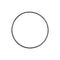 uxcell Nitrile Rubber O-Rings, 35mm OD 33mm ID 1mm Width, Metric Sealing Gasket for Automotive Machine Plumbing, Pack