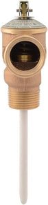 Cash Acme 3/4 Inch NCLX-5 Temperature and Pressure Relief Valve, Push to Connect Brass Plumbing Fittings, Copper, CPVC Pipe, 150 PSI, 15836-0150 by Cash Acme