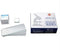 Amscope BS-50P-S100 50pc Pre-Cleaned Blank Ground Edge Glass Microscope Slides and 100pc Pre-Cleaned Square Glass Cover Slips Coverslips
