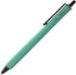OHTO GS02 Roller Gel Pen, Retractable Needle Tip 0.5mm Fine Point, Mint Green Barrel, Ultra-Quick Drying Black Ink