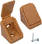 Generic (Pack of 20) Light Brown Shelf Brackets 0.78" x 0.78" x 0.70"