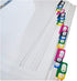 Chris.W A4 Plastic Binder Index Tab Dividers, 20 Multi-Color Tabs, Reinforced 11 Hole Design for Ring Binders