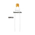 Be In Your Mind 50Pcs 1F 50V 5mm Ceramic Capacitor for Remote Control Car Fan Home Appliances Yellow