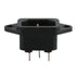 Baomain 3P IEC 320 C14 Male Plug, Panel Power Inlet Sockets Connectors AS-05 AC 250V 10A, 5PCS