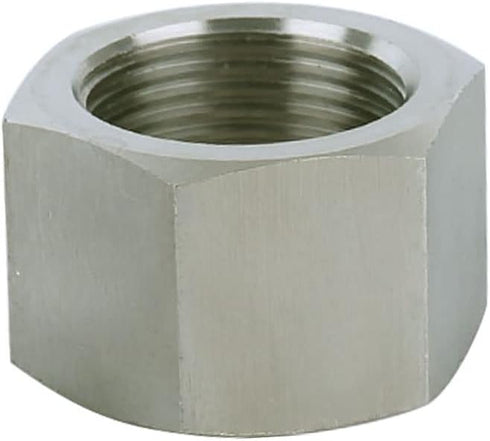 304 Stainless Steel Pipe Fitting Hex Cap, Heavy Duty 3/8" NPT Female, Pack of 2
