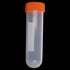 Othmro 50ml 50pcs Plastic Lab Centrifuge Tubes, Round Bottom with Random Color Screw Cap for Sample Storage
