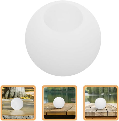 7-Inch VICASKY Globe Lamp Shade Replacement Diameter Plastic Round Light Cover for Floor Lamps and Wall Sconces Dome