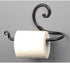 GoCraft Handmade Bathroom Lavatory Toilet Paper Holder, Wall Mount Wrought Iron Forged Metal Dispenser
