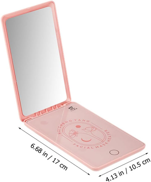 LIFKOME Facial Mask Heater with Mirror - Travel-Friendly