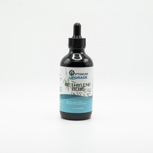 OU Methylene Blue 1% | USP-Grade Brain Health Dietary Supplement, 50ml Glass Dropper Bottle, No Formaldehyde
