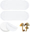GORGECRAFT 100PCS 90 mm Synthetic Filter Discs, Cellulose Filter Paper Circular Funnel Filters for Mushroom Cultivation