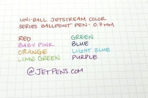 Uni Jetstream Color Knock Ballpoint Pen, 0.7mm, Blue (SXN150C07.33)