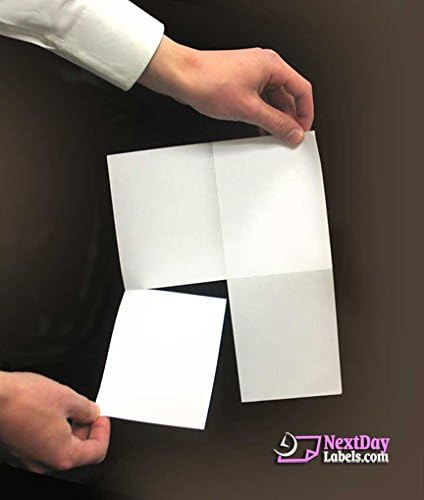 NextDayLabels 8-1/2 x 11 Blank Perforated Paper | 24# Paper, 500 Sheets/Ream, Item #1689