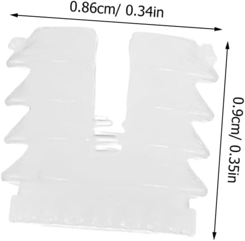 200pcs STOBOK Cabinet Hinge Dowels Replacement Parts for Cabinet Bedside Table Thread Inserts