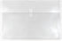 JAM PAPER Plastic Envelopes with Button & String Tie Closure, Large Booklet 12 x 18, Clear, 3/Pack