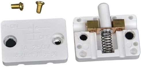 PPOZYLPC Self-resetting Closet Control(1A 250V Wardrobe Light Switch Automatic Lighting for Bedside Table Wine Cabinet