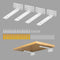 Alise Floating Shelf Brackets White,4 Pcs L Brackets for Shelves,6'' Hidden Invisible