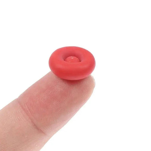 10Pcs Red Caulk Cap, Nozzle Protective Cover for Caulking Tubes, Sealing and Preserving