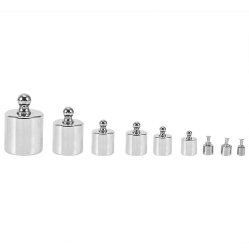 17Pcs Precision Calibration Weight Set, 1 x 100g, 1 x 50g, 2 x 20g, 1 x 10g, 1 x 5g, 2x2g, 1x 1g, 1x500mg