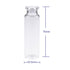 ALWSCI Borosilicate Glass Clear Flat Bottom Vial - 20 ml Capacity, Beveled Finish (Case of 100)