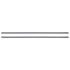 2PCs 8mm x 300mm Case Hardened Chrome Plated Linear Motion Rod Shaft Guide - Metric h8 Tolerance