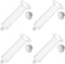 Utoolmart Air Distribution Tube, Adhesive Syringes Tube Sleeve, 30cc Plastic Syringe Dispensing, with Piston,
