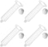 Utoolmart Air Distribution Tube, Adhesive Syringes Tube Sleeve, 30cc Plastic Syringe Dispensing, with Piston,