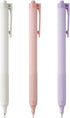 Tombow FCF-311X Permanent Ballpoint Pen - Monograph Light, 0.38mm, Black Ink, Assorted 3 Pack