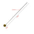 6 Pcs Long Handle Copper Lab Spoons Sample Burning Heating Scoop for Laboratory School Home
