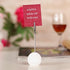 Golf Ball Shaped Table Number Holder, Name Place Card Holder, Memo Clip Holder Stand for Notes and Menus