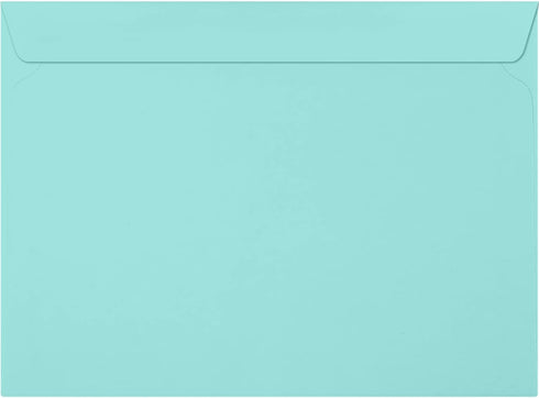 LUXPaper 9 x 12 Booklet Envelopes | Seafoam Blue | 80lb. Text, 50 Qty