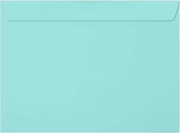 LUXPaper 9 x 12 Booklet Envelopes | Seafoam Blue | 80lb. Text, 50 Qty