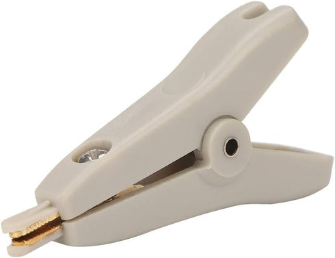 3PCS Walfront P2005 Copper Gold Plating Clip Test Clamp, Electrical Battery Test Clip 10A