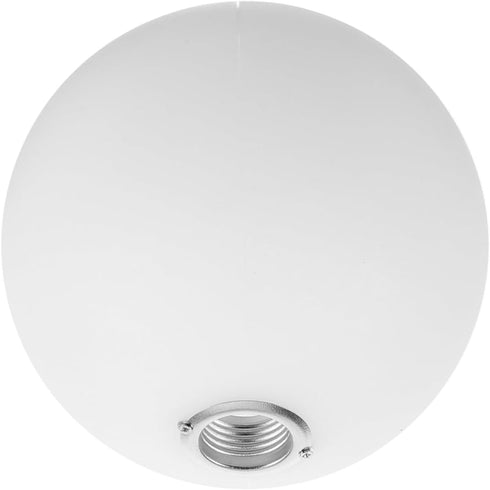 G9 Globe Lamp Shade Replacement Milky White Shatterproof Plastic 1-Piece Sphere Lampshade