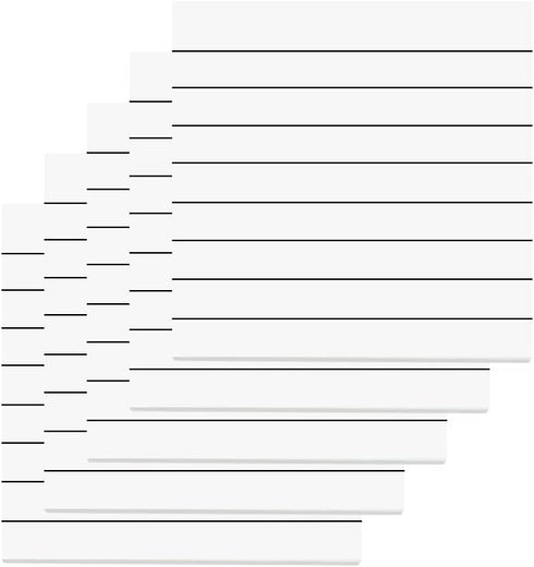 Sticky Notes 3x3 with White Line, Self-Stick Pads, 80 Sheets/Pad, Pack of 5, Totaling 400 Sheets